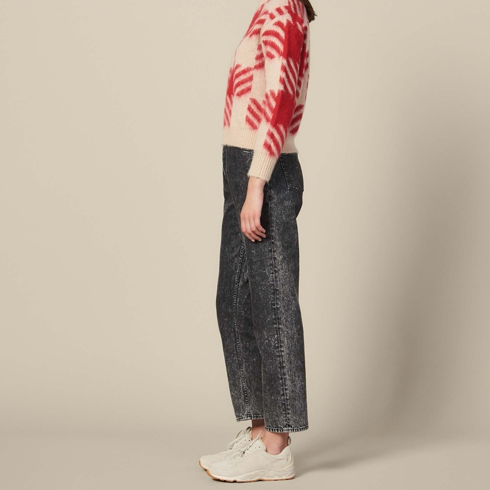 Sandro checked jacquard sweater - Picture 4 of 8